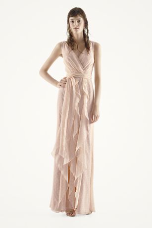 Vertical Chiffon Dress